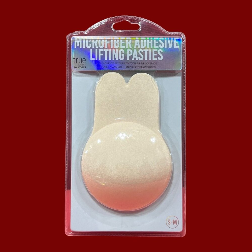 True By Rue 21 - Microfiber Adhesive Lifting Pasties - Tan - S/M - Set Of 2